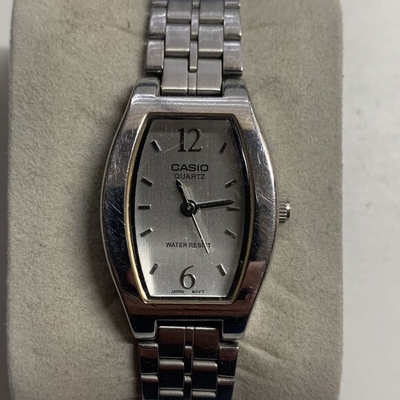Casio Other - Casio Women's Quartz Silver Dial Silver-Tone Bracelet 22mm Watch LTP1254